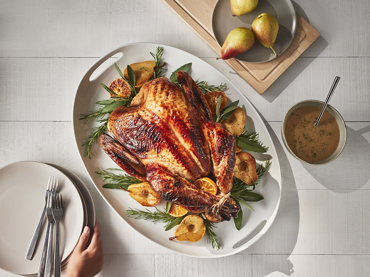 Turkey with Pear and Maple Glaze - Maple from Canada