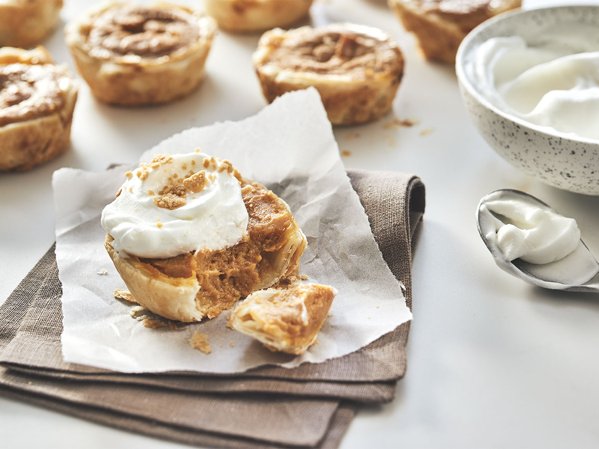 Maple Pumpkin Mini Tarts - Maple from Canada