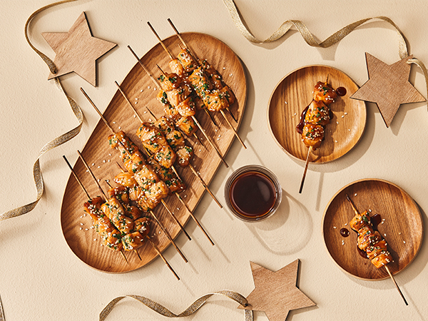Maple-Teriyaki Turkey Brochettes - Maple from Canada