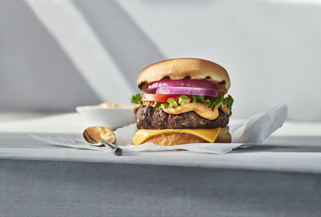 Burgers with a Spicy Maple Sauce - Maple from Canada