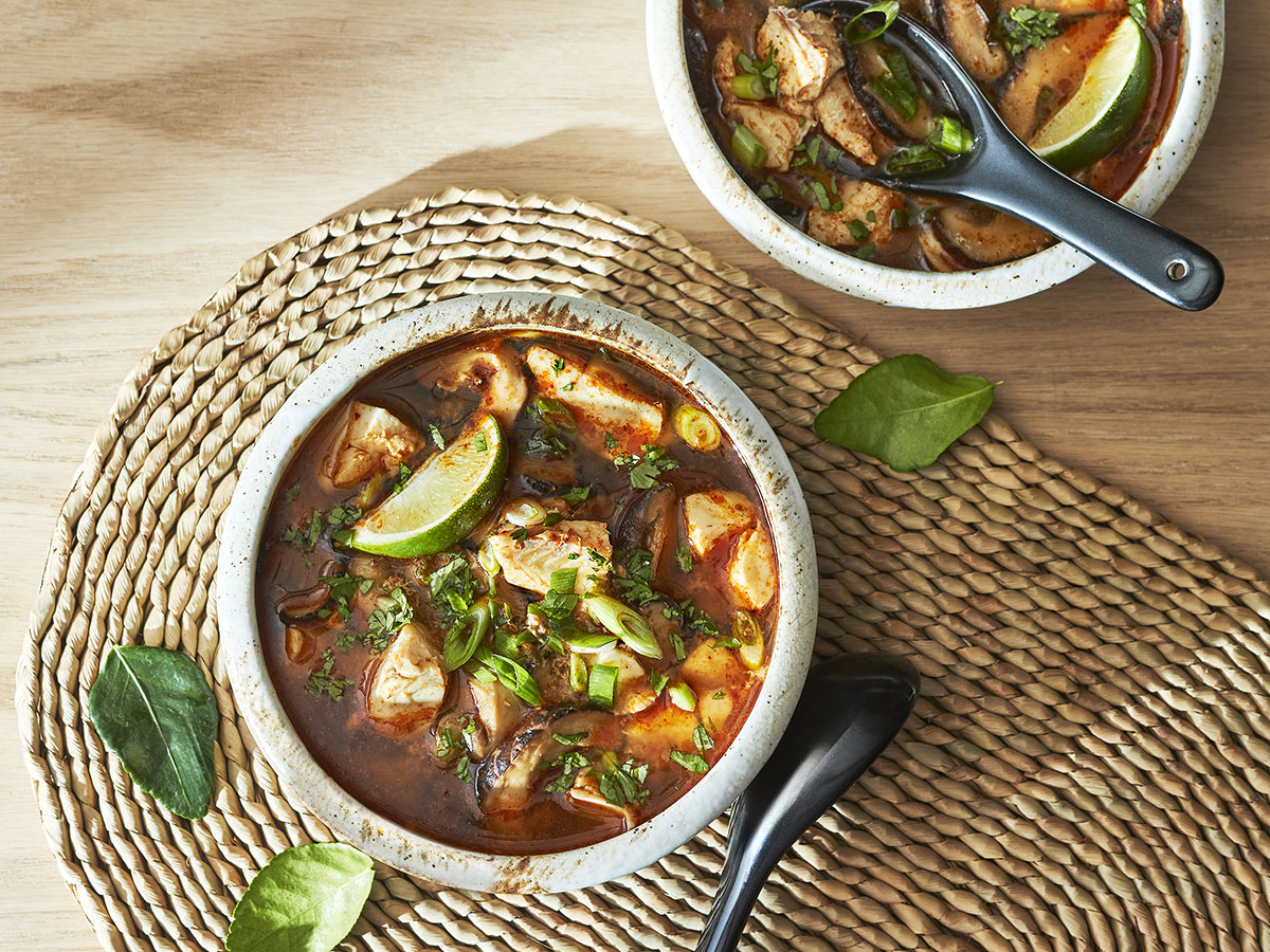 Asian Fish and Maple Soup - Maple from Canada