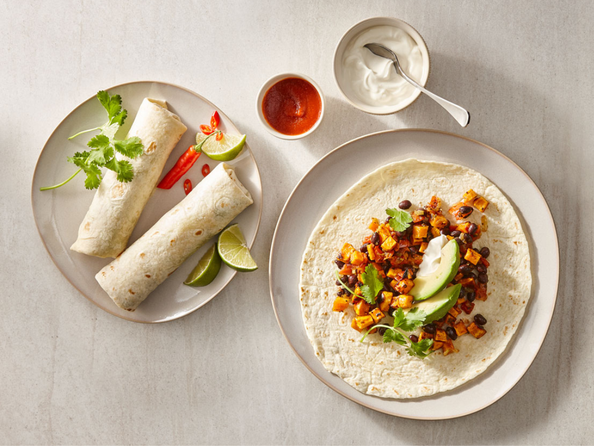 Maple Black Bean Burritos - Maple from Canada