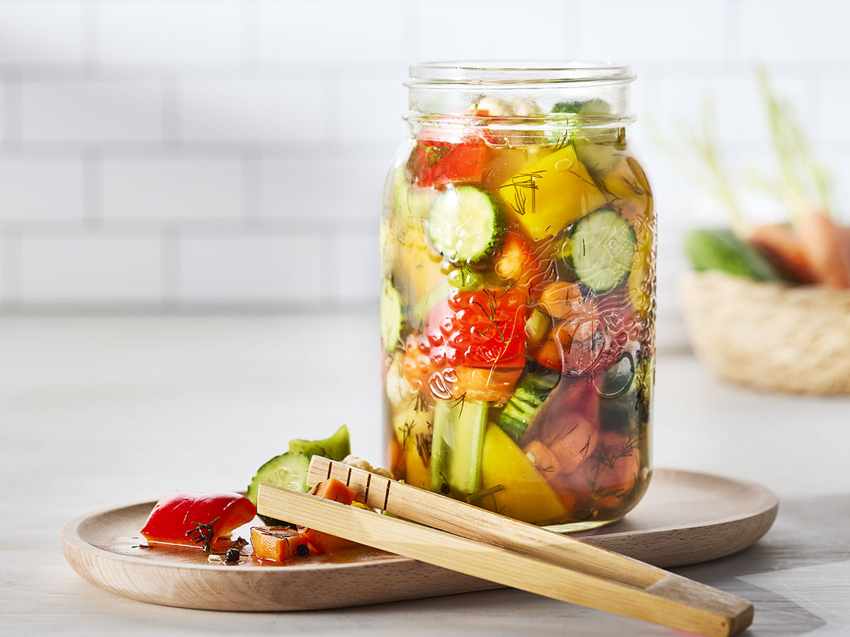 Bright Maple-Syrup Pickled Vegetables - Maple from Canada