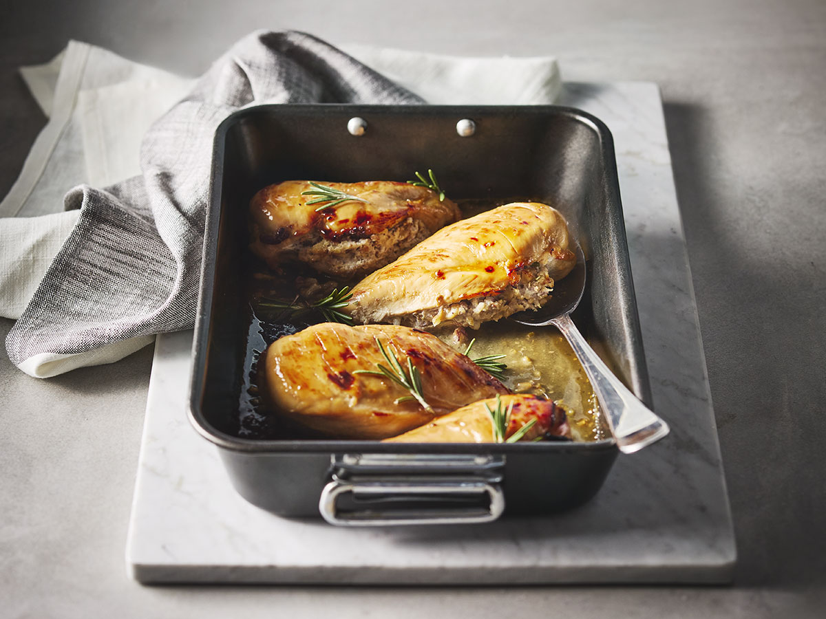 Stuffed Chicken Breasts with Maple Glaze - Maple from Canada