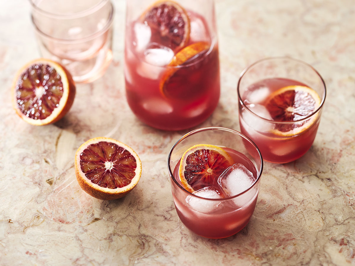 Maple Blood-Orange Campari Punch - Maple from Canada
