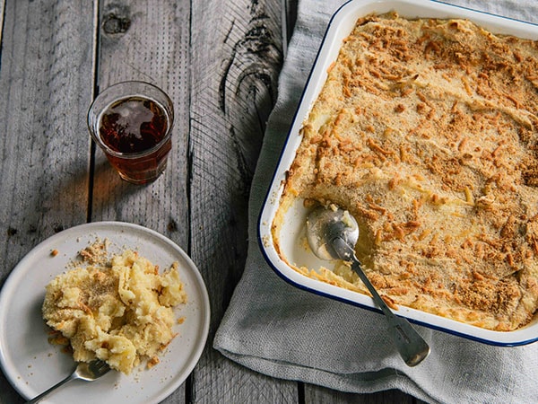 Cheesy Maple Mashed Potatoes