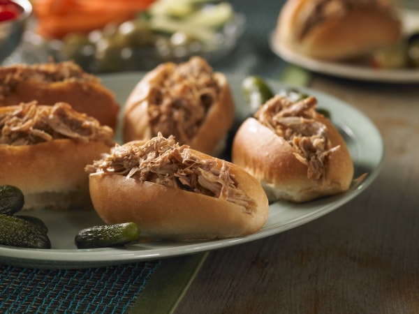 Maple Pulled Turkey Sandwiches