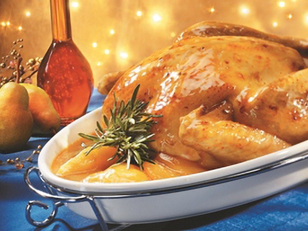 Turkey with Pear and Maple Glaze