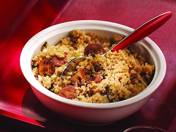 Chestnut, Mushroom and Maple Quinoa