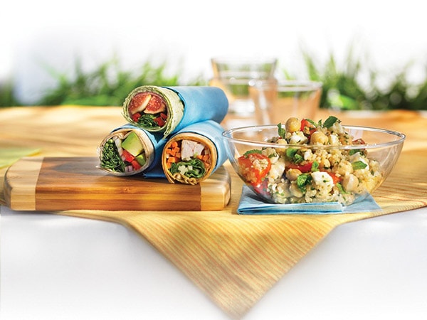 Chicken Tortilla Wraps with Maple and Lime Relish