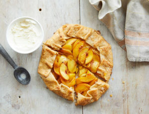 Maple Ginger Nectarine Galette