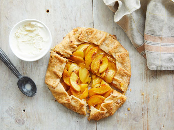 Maple Ginger Nectarine Galette