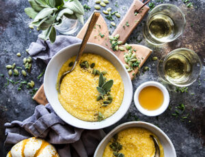 Maple Roasted Pumpkin Grits