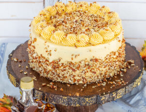 Maple Pecan Cake With Maple Frosting