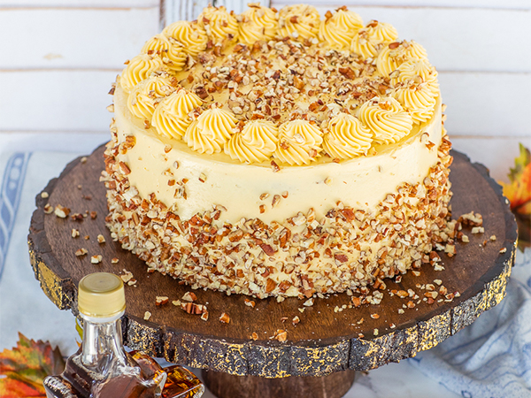 Maple Pecan Cake With Maple Frosting - Maple from Canada