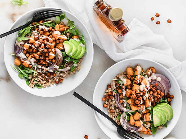 Maple Chili Chickpea Grain Bowls - Maple from Canada