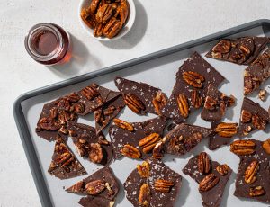 Maple-Pecan Chocolate Bark