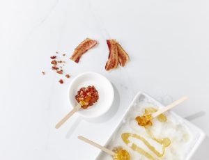 Maple Taffy and Bacon