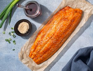 Maple Soy Baked Salmon