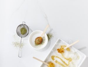 Maple Taffy and Matcha