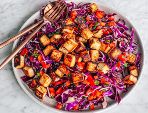 Crispy Maple Tofu Bites