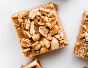 Peanut Butter Maple Freezer Fudge