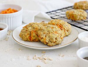 Cardamom Carrot Coconut Cookies