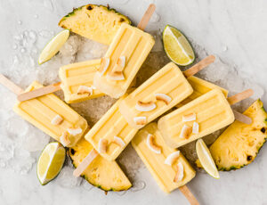 Pina Colada Popsicles