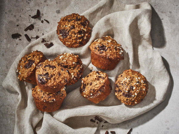 Maple Dark Chocolate Muffins