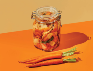 Maple Pickled Carrots and Parsnips with Garlic and Rosemary