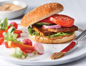 Grilled Maple Tofu Burgers
