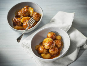 Maple Veal Meatballs