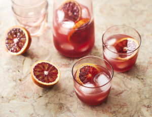 Maple Blood-Orange Campari Punch
